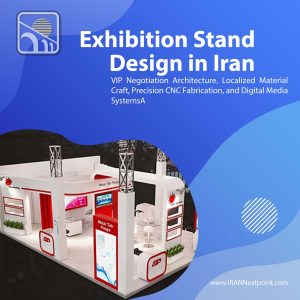 Iran exhibition stand builder channelium three-dimensional lettering and high-density COB lighting array